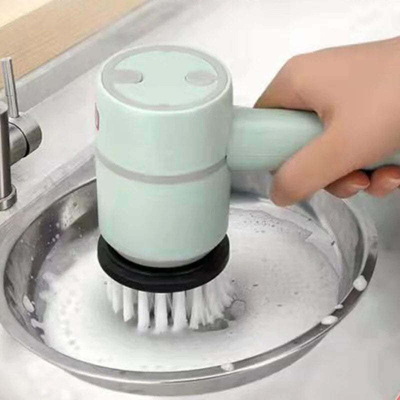 3 In 1 Electric Chargeable Scubber Brush