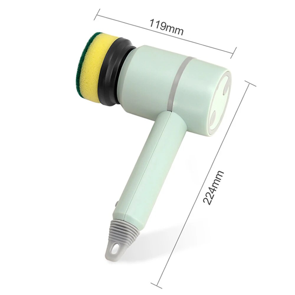 3 In 1 Electric Chargeable Scubber Brush
