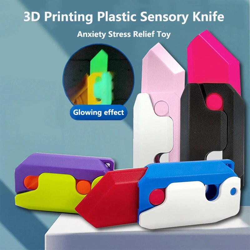3D Printed stress relief fidget knife
