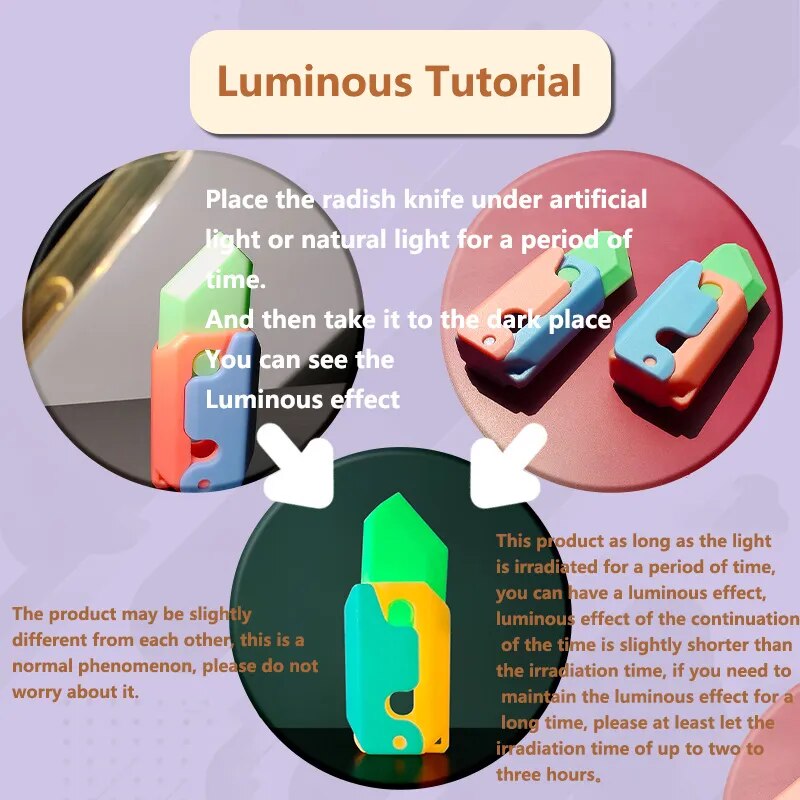 3D Printed stress relief fidget knife