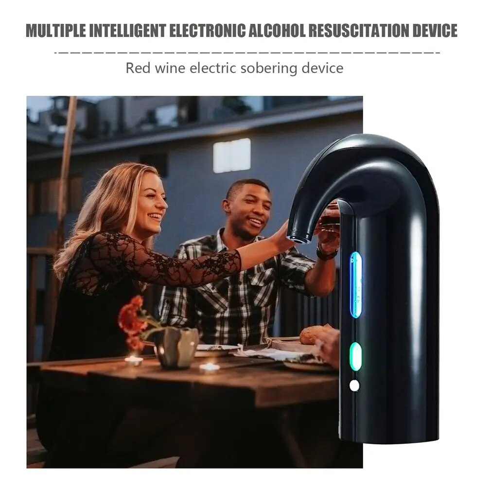Electric Wine Pourer Aerator Dispenser Pump USB Rechargeable Cider Decanter Pourer Wine Accessories For Bar Home Use