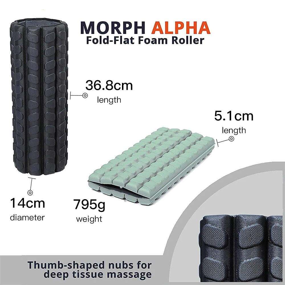 Foldable Foam Roller (Roll on the go)