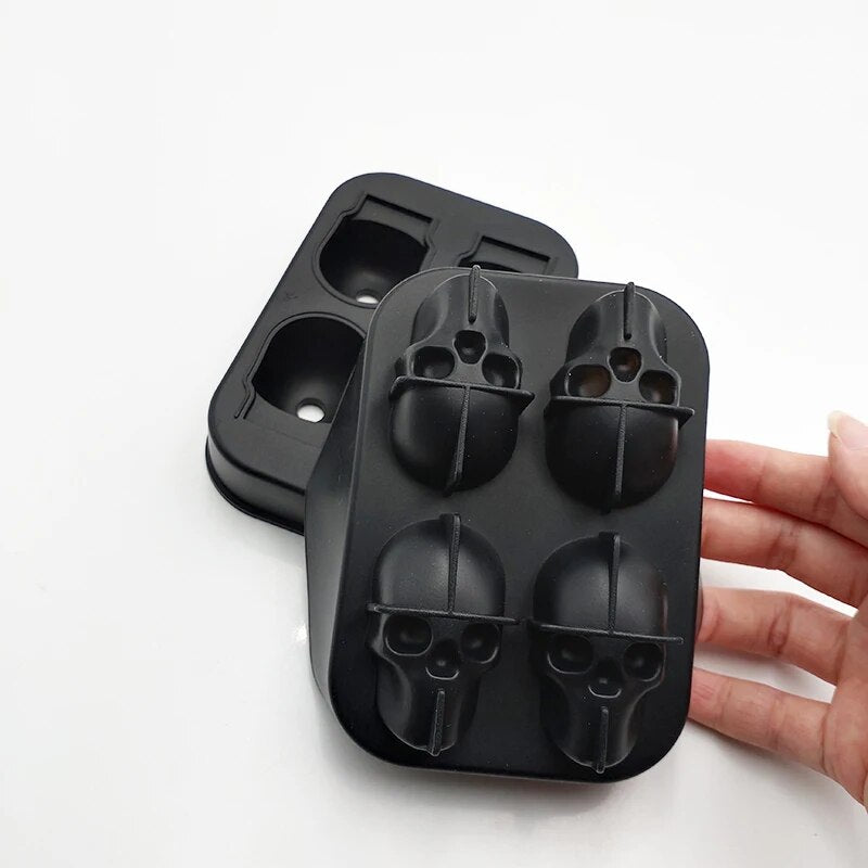 Skull Shape Ice Cube Maker