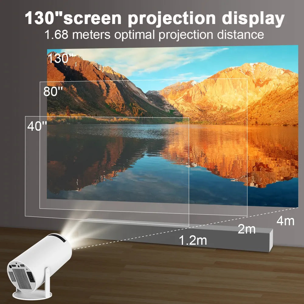 MINI Portable Projetor Perfect for movienight anywhere you want to go!