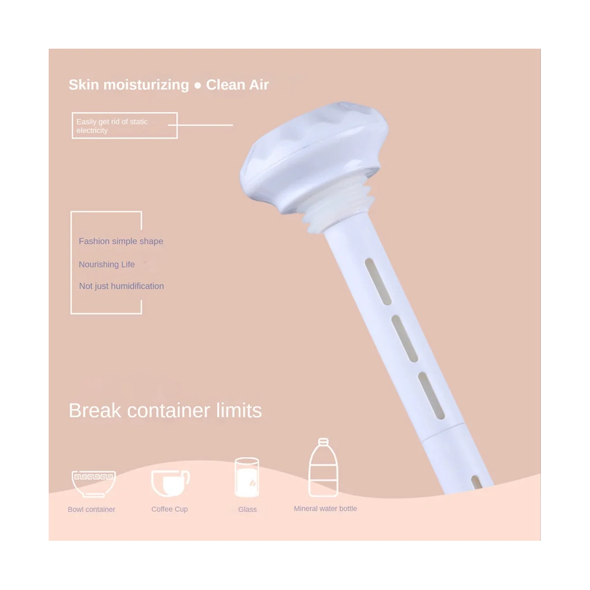 Donut Humidifier Universal Mini Spray USB Portable Mineral Water Umbrella Humidification Stick