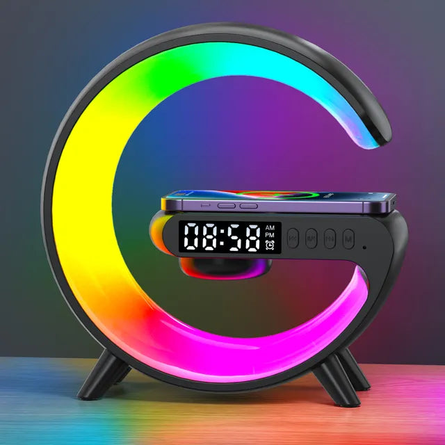 RGB Wireless Charging Alarm Clock